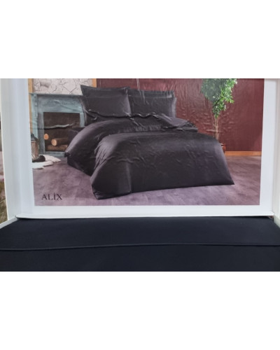 Постельное белье Grazie Home Alix siyah сатин делюкс евро