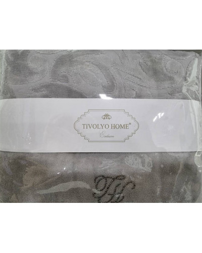 Набор полотенец Tivolyo Home Baroc gri 30x50; 50x90; 90x150
