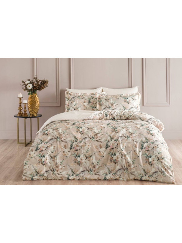 Постельное белье Tivolyo Home Eloise делюкс сатин евро