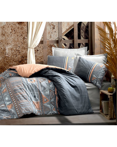 Постельное белье Cotton box Adiel gri ранфорс евро