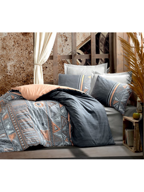 Постельное белье Cotton box Adiel gri ранфорс евро