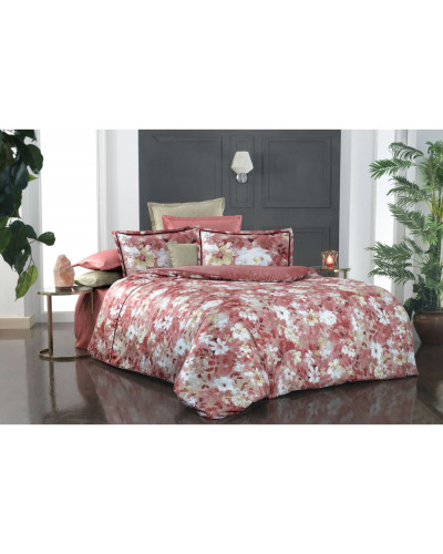 Постільна білизна Sarev Moreno Kirmizi V2 сатин делюкс 300ТС