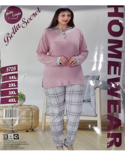 Пижама женская Bella Secret модель 5725 ангора,  xxl