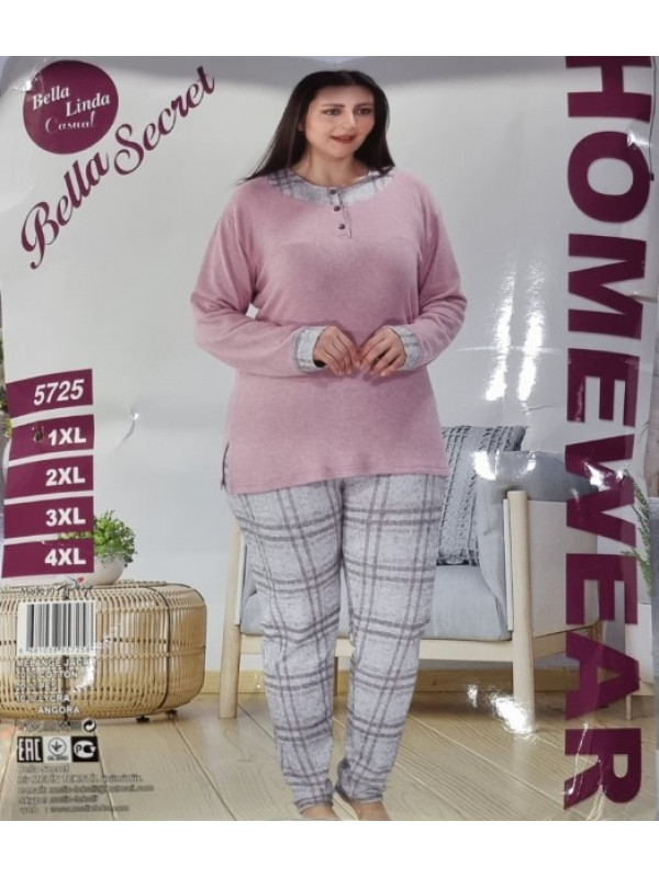 Пижама женская Bella Secret модель 5725 ангора,  xxl