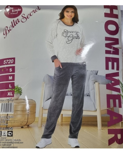 Пижама женская Bella Secret модель 5720 хлопок,  s