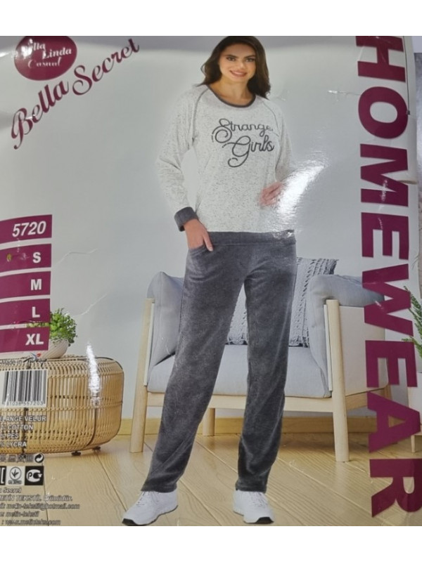 Пижама женская Bella Secret модель 5720 хлопок,  l