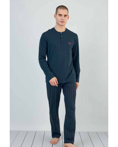 Пижама мужская Sevim модель 9252 хлопок, xxl