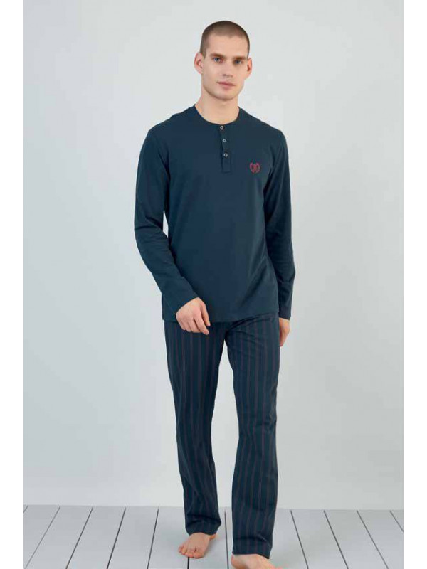 Пижама мужская Sevim модель 9252 хлопок, xxl