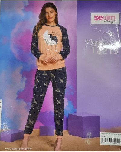 Пижама женская Sevim модель 12213 хлопок, s