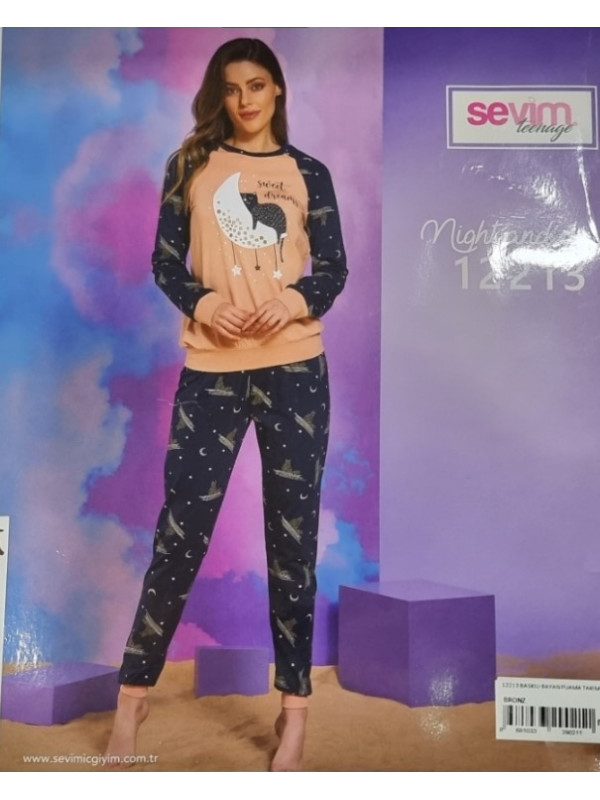 Пижама женская Sevim модель 12213 хлопок, xl