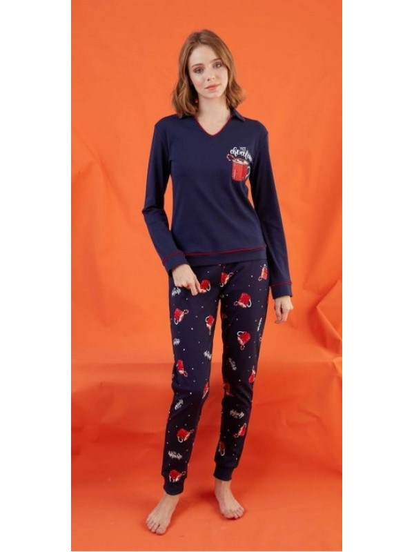 Пижама женская Sevim модель 13250 хлопок, l