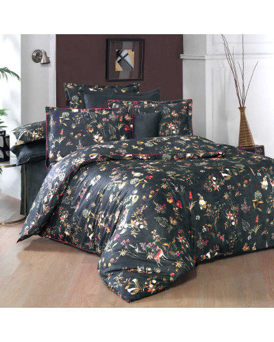 Постільна білизна Sarev Jenny antracit сатин Делюкс 300ТС