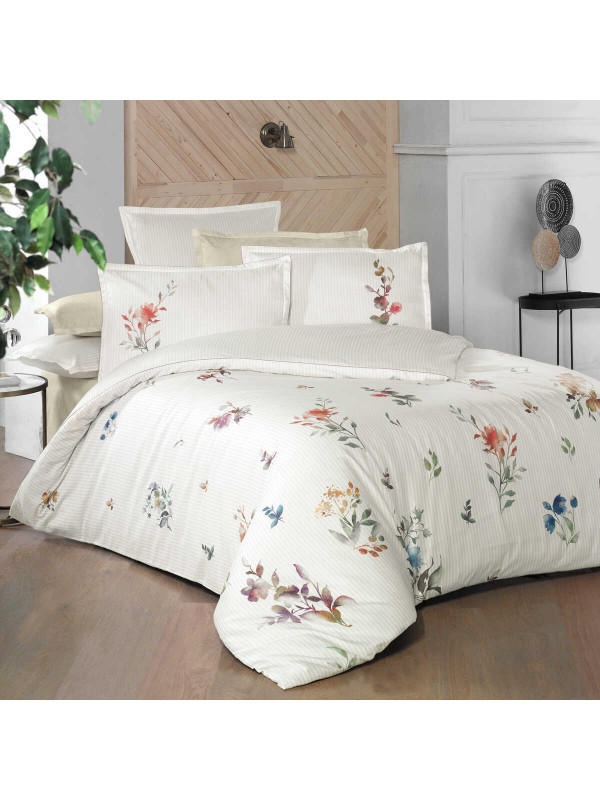 Постільна білизна Sarev Lida bej сатин делюкс 300ТС євро