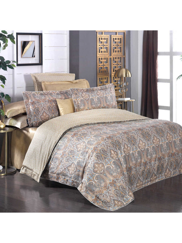 Постільна білизна Sarev Isfahan bej сатин Делюкс 300ТС