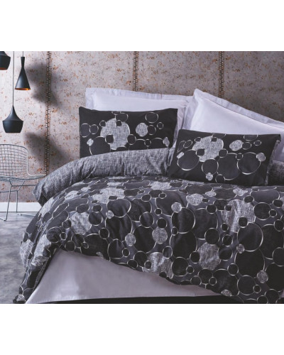 Постельное белье Cotton box Round gri ранфорс евро