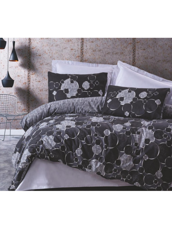 Постельное белье Cotton box Round gri ранфорс евро