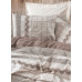 Постельное белье Cotton box Aren kahve ранфорс евро