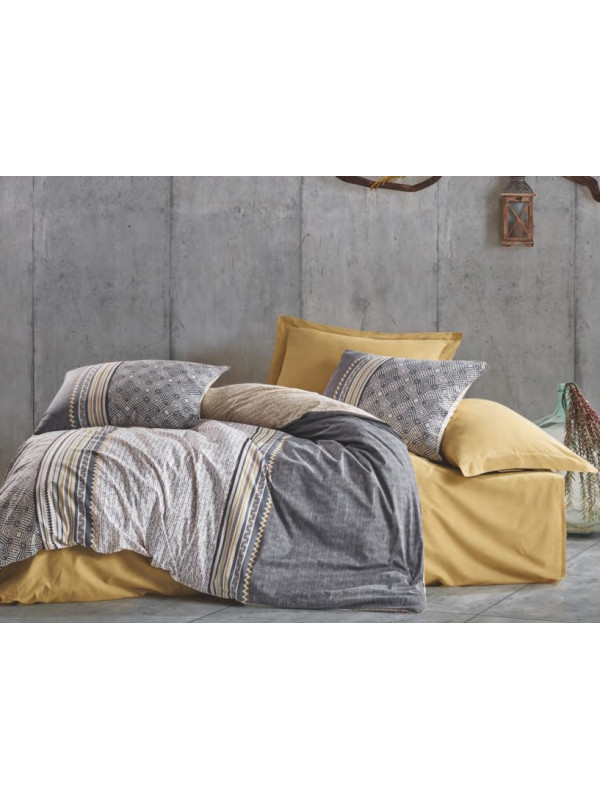 Постельное белье Cotton box Nedra bej ранфорс евро