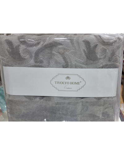 Набор полотенец Tivolyo Home Baroc gri 50x90; 90x150