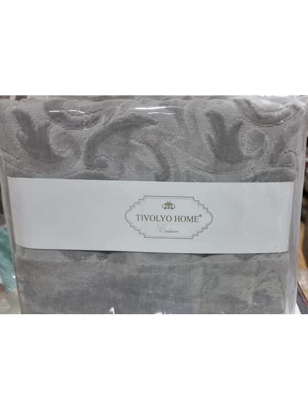 Набор полотенец Tivolyo Home Baroc gri 50x90; 90x150