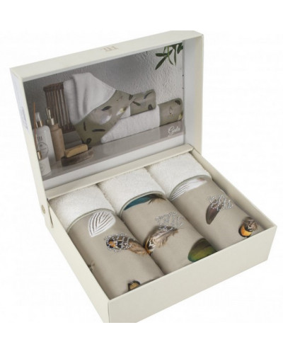 Кухонные полотенца Tivolyo Home Gala махра 3 предмета 30x50