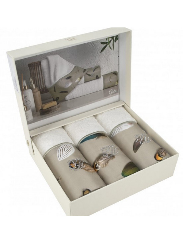 Кухонные полотенца Tivolyo Home Gala махра 3 предмета 30x50