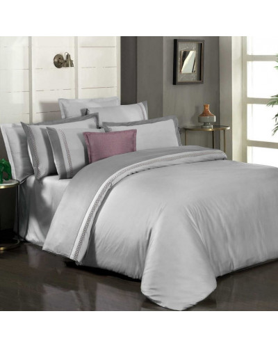Постільна білизна Sarev Graz gri сатин Делюкс 300ТС євро