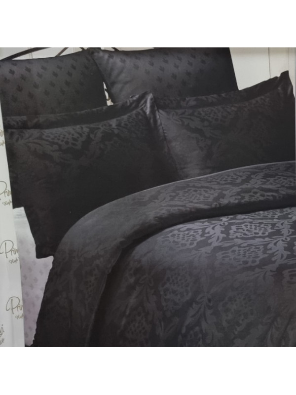 Постельное белье Prima Casa Ottoman anthracite жаккард  семейное