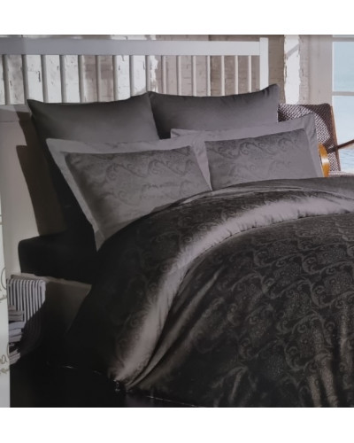 Постельное белье Prima Casa Damask anthracite жаккард  семейное