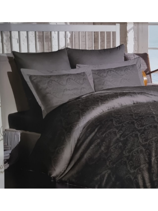 Постельное белье Prima Casa Damask anthracite жаккард  семейное