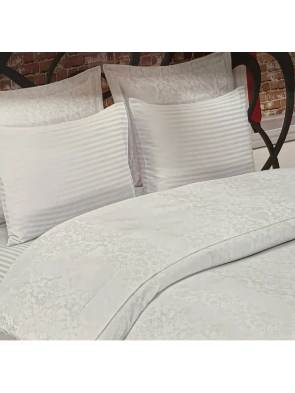 Постельное белье Maison D'or PEARL WHITE жаккард бамбук евро