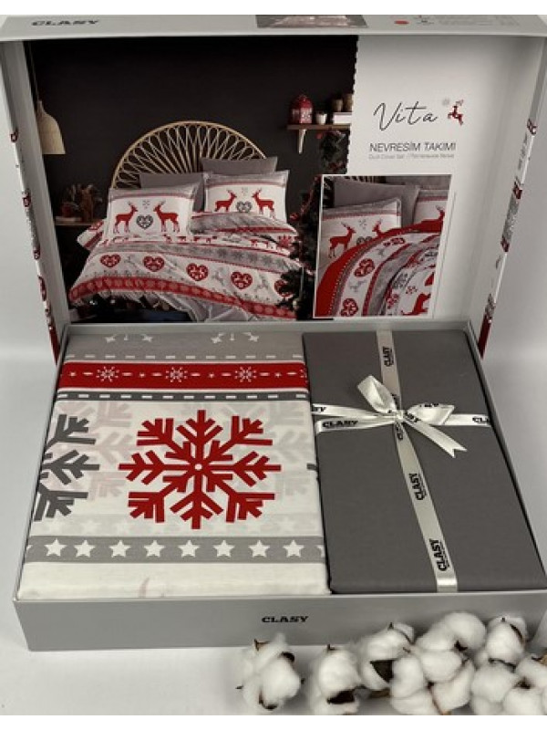 Постельное белье Clasy Vita V1 ранфорс евро