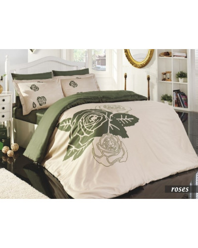 Постельное белье Prima Casa ROSES сатин евро