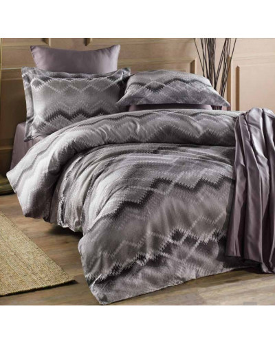 Постільна білизна Prima Casa ONZINO GRİ сатин євро