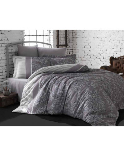 Постельное белье Prima Casa CLOUDIA GRİ сатин евро