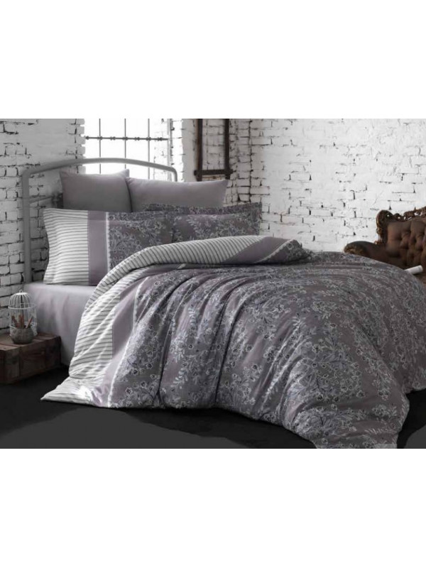 Постельное белье Prima Casa CLOUDIA GRİ сатин евро