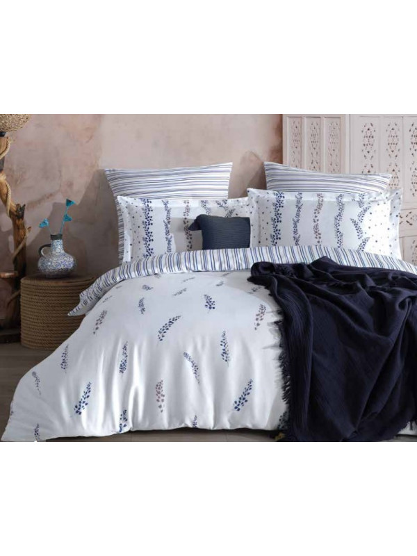 Постельное белье Prima Casa KİLYOS BLUE сатин евро