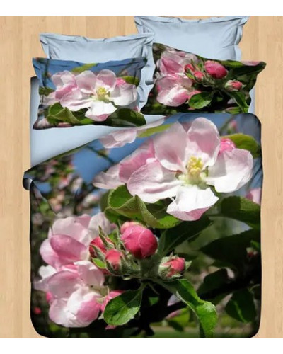 Постельное белье Prima casa FRECH SAKURA сатин семейное