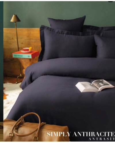 Постельное белье Issimo Home Simply antracite сатин евро