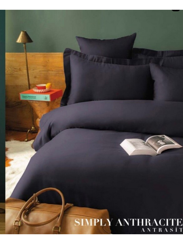 Постельное белье Issimo Home Simply antracite сатин евро