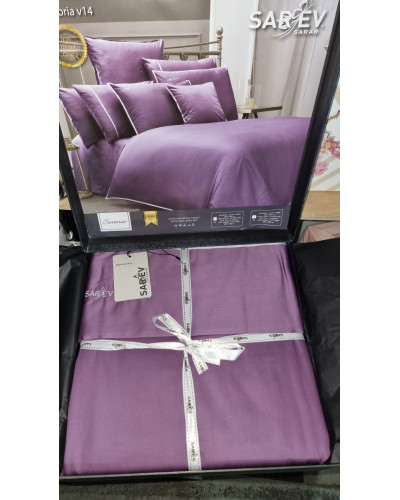 Постельное белье Sarev Sartoria lila сатин делюкс 500TC евро