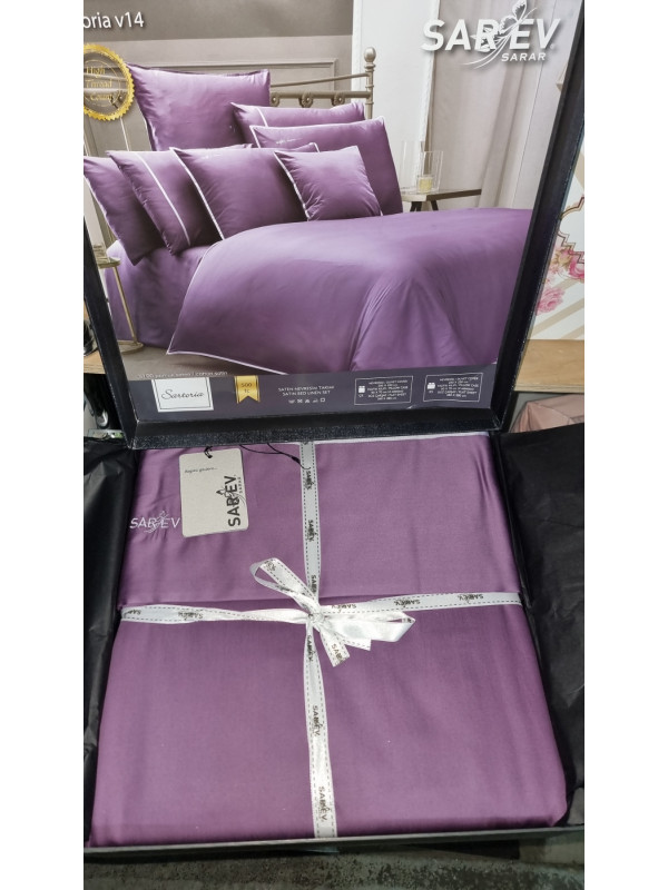 Постельное белье Sarev Sartoria lila сатин делюкс 500TC евро