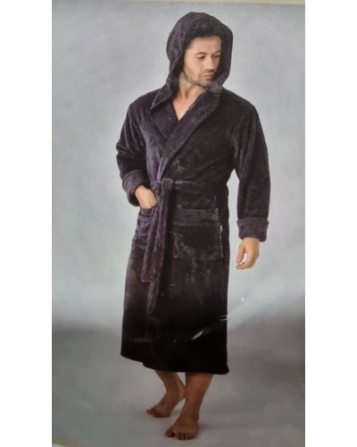 Халат мужской nusa kahve хлопок/бамбук модель 2805, l/xl