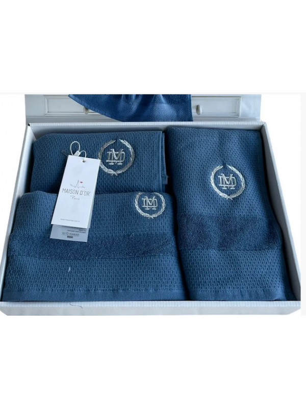 Набор полотенец Maison D'or Bonni Blue 30x50, 50x100, 70x140
