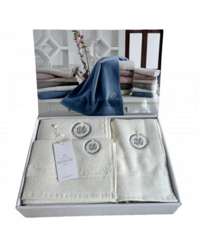 Набор полотенец Maison D'or Bonni Cream 30x50, 50x100, 70x140