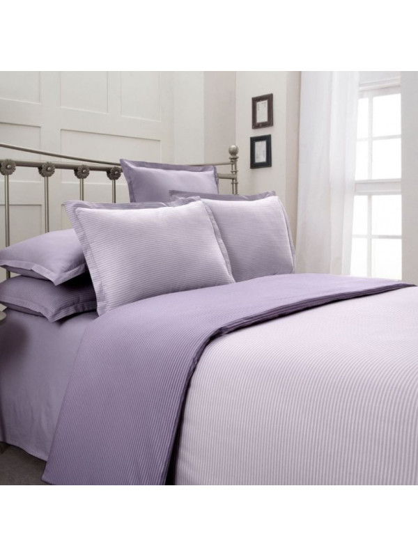 Постільна білизна Sarev Fancy stripe lila поплін євро