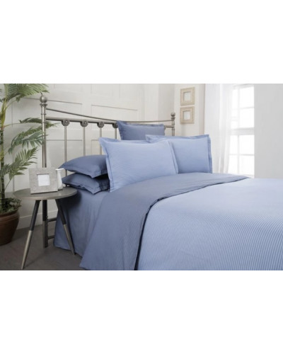 Постільна білизна Sarev Fancy stripe mavi поплін євро