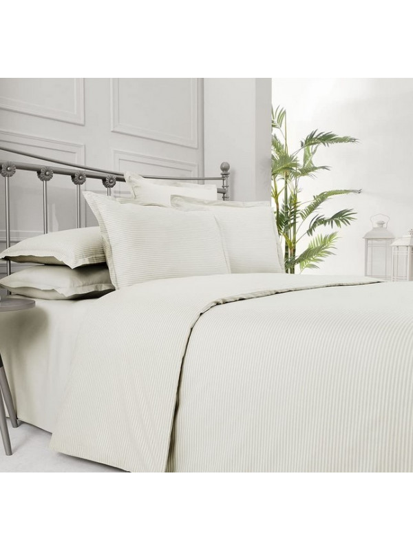 Постельное белье Sarev Fancy stripe krem поплин евро