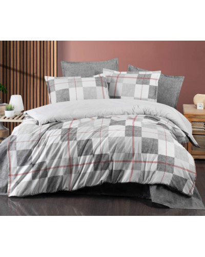 Постільна білизна Sarev Bazaar Marigo V1 gri ранфорс євро