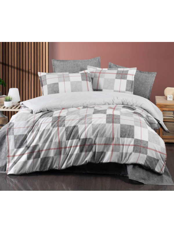 Постельное белье Sarev Bazaar Marigo V1 gri ранфорс евро